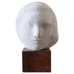 Gaetano Cecere Plaster Sculpture Wood Base #10