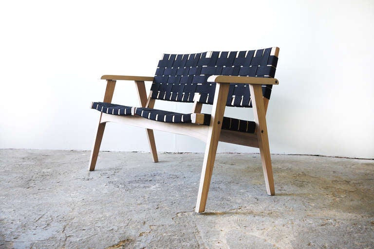 Webbed Birch Bench and Chair 1
