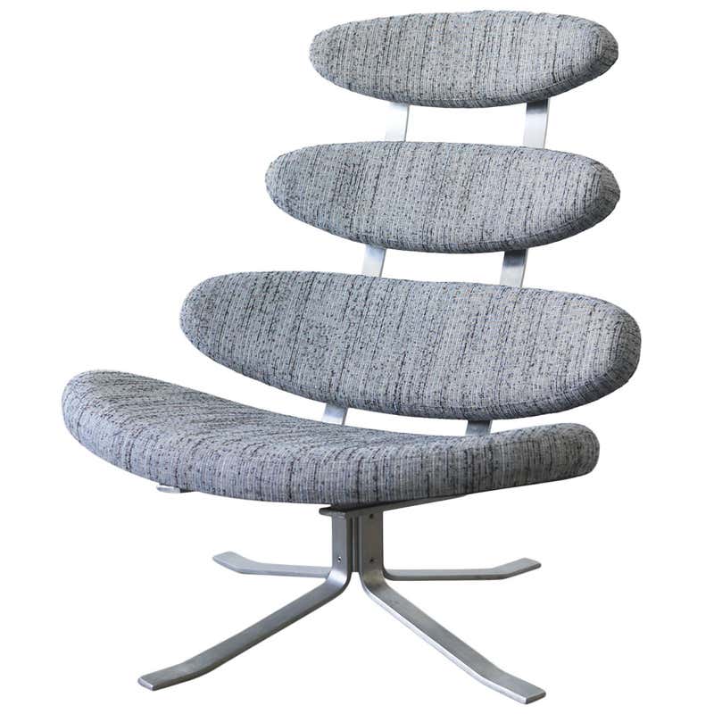 Corona lounge chair by Poul Volther | | Möbeldesignmuseum Corona lounge chair by Poul Volther | | Möbeldesignmuseum