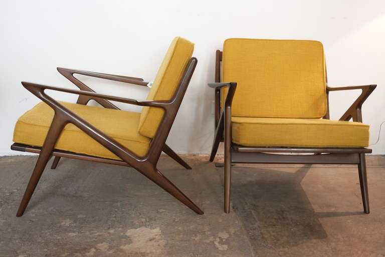 Poul Jensen Selig Z Chairs at 1stDibs selig z chair dimensions