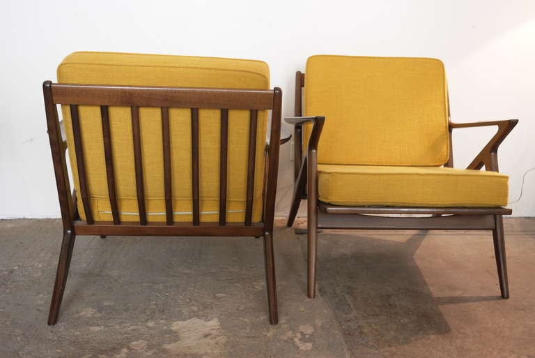 Mid-Century Modern Poul Jensen Selig Z Chairs