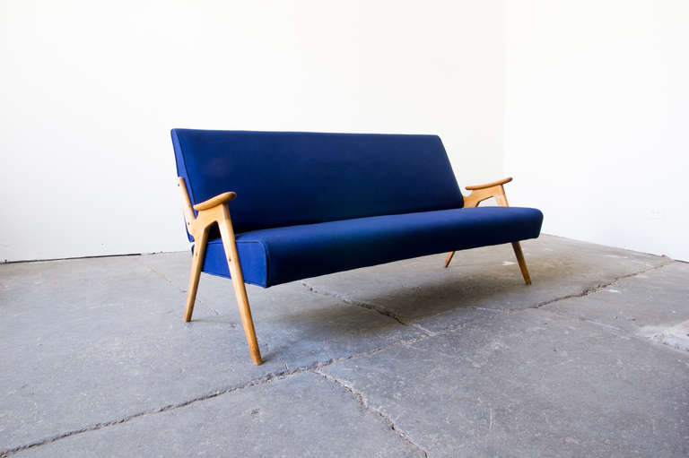 Mid-Century Tweed Sofa