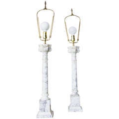 Italian Architectural Marble Lamps 8