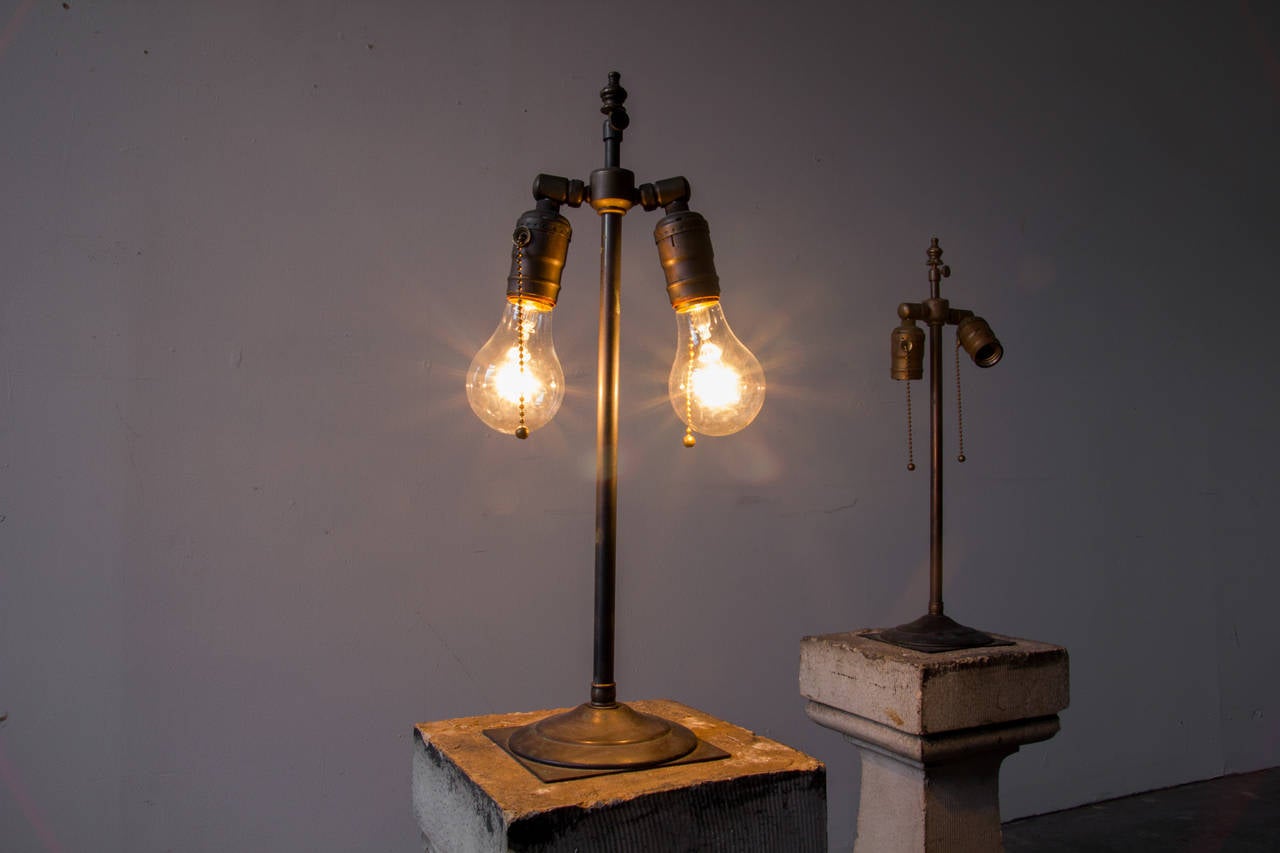 Neoclassical Revival Architectural Pedestal Lamps For Sale