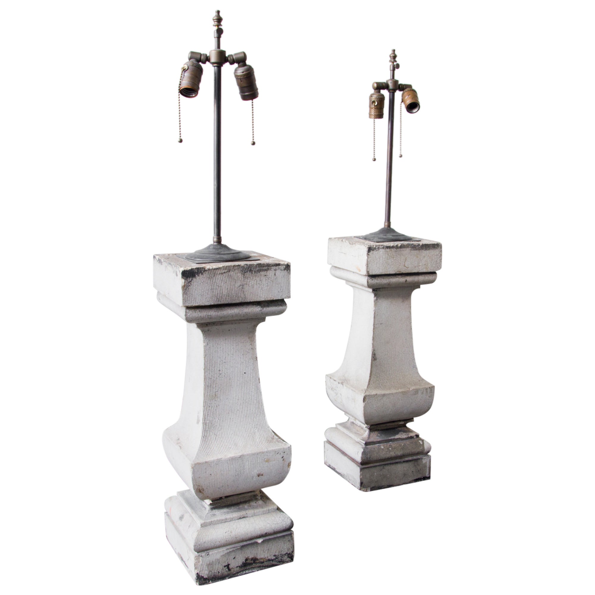 Architectural Pedestal Lamps For Sale