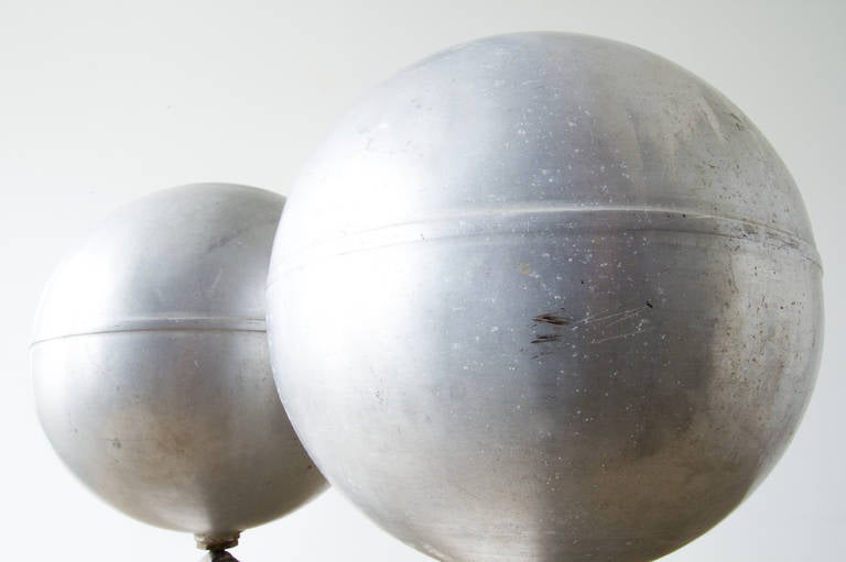 Industrial Ball Floats In Distressed Condition In Asbury Park, NJ