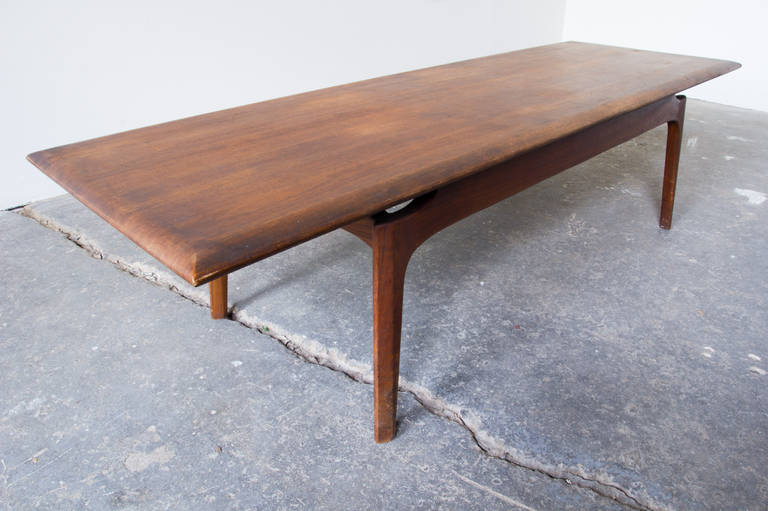 American Walnut Surfboard Coffee Table