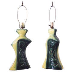 Glazed Porcelain Table Lamps