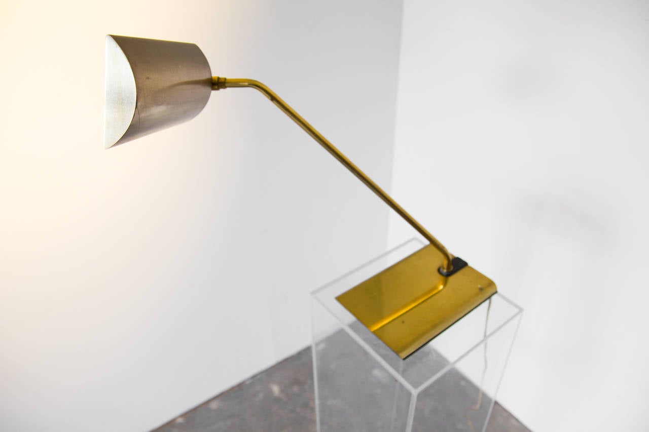 Mid-Century Modern Koch & Lowy Brass Desk Lamp