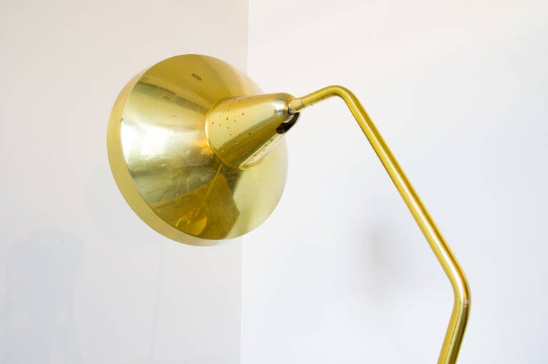 American Bill Scarlett Brass Desk Lamp