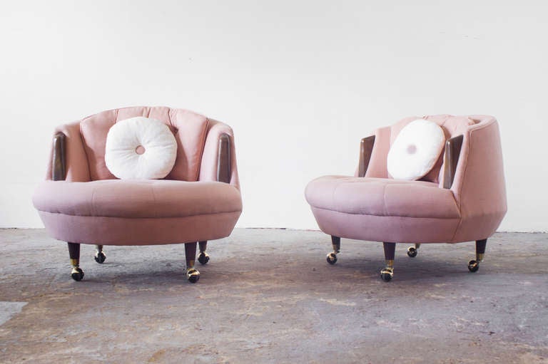 Pair of Adrian Pearsall Havana Chairs