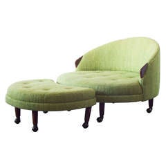 Adrian Pearsall Havana Chair and Ottoman