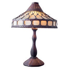 Antique Arts and Crafts Table Lamp