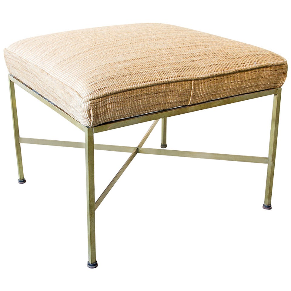 Paul McCobb Brass Stool for Calvin