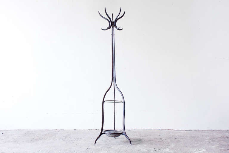 Art Deco Rotating Coat Rack