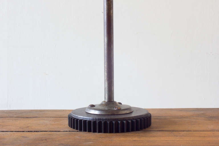 20th Century Blue Articulating Industrial Table Lamp