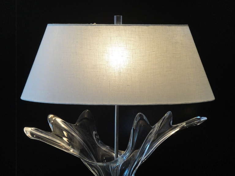 french crystal lamp