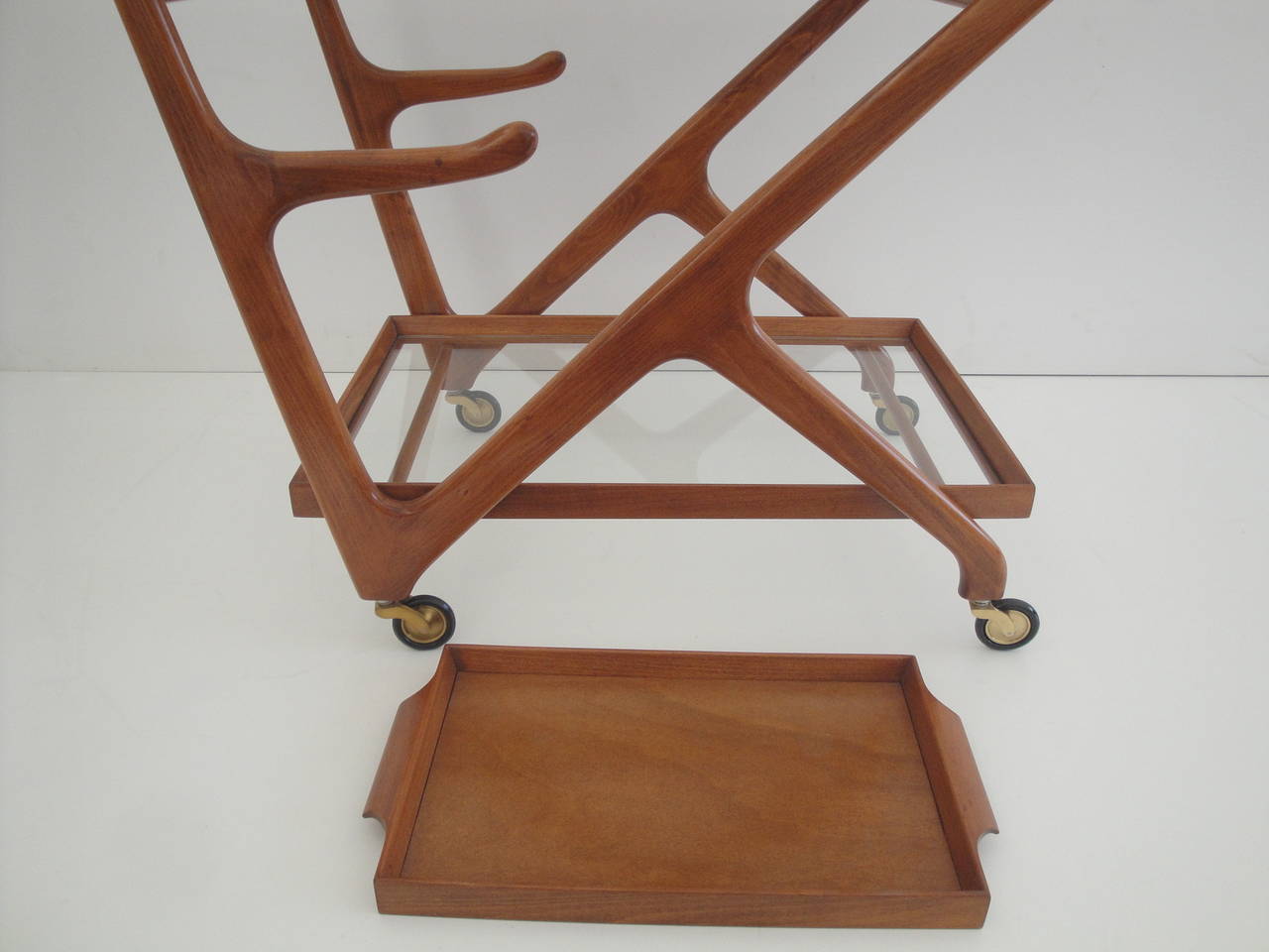 Cesare Lacca Style Rolling Bar Cart 2