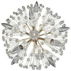 Emil Stejnar Flush Mount Snowflake Chandelier