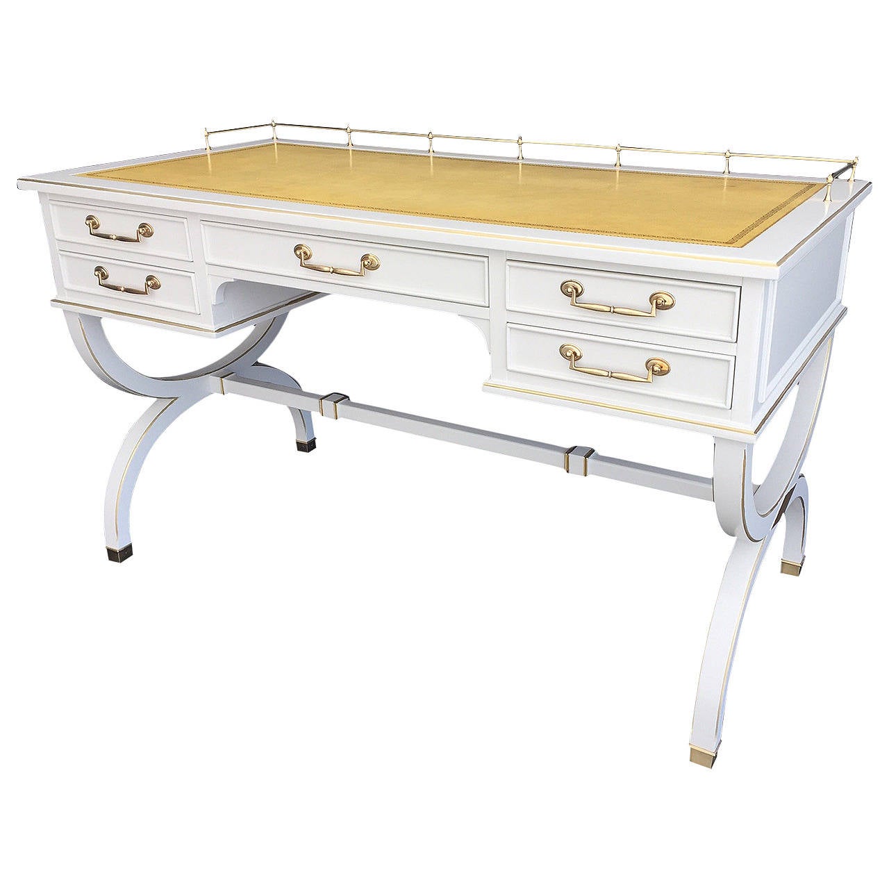 Charming Hollywood Regency Desk At 1stdibs Charming Hollywood Regency Desk For