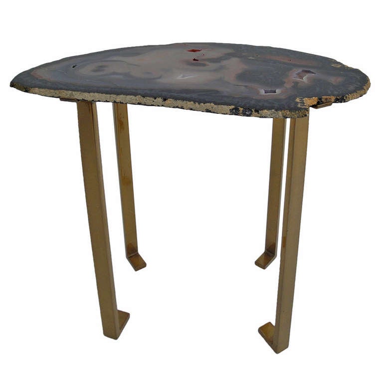 Agate Side / End Table at 1stdibs
