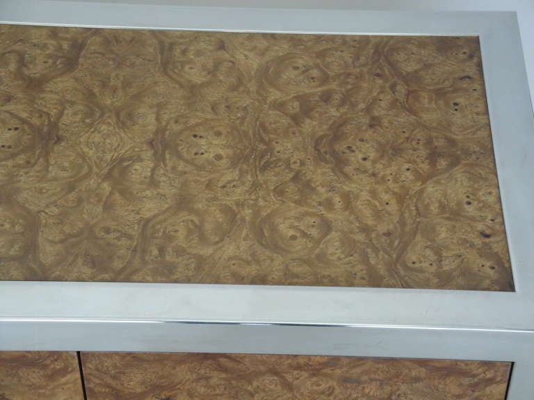 Leon Rosen for Pace Collection Olive Burl Credenza 1