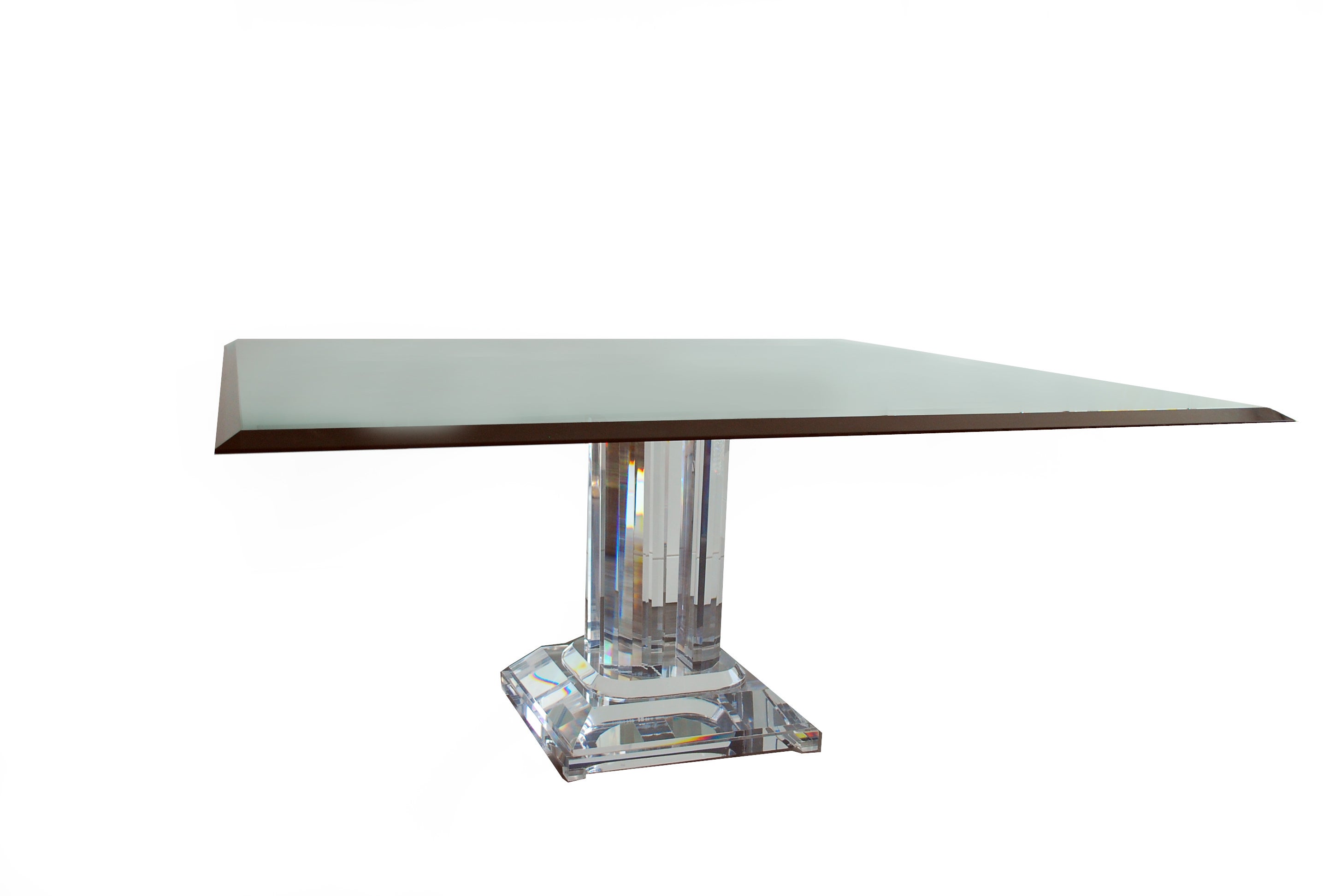 Jeffrey Bigelow Lucite Dining Table Base