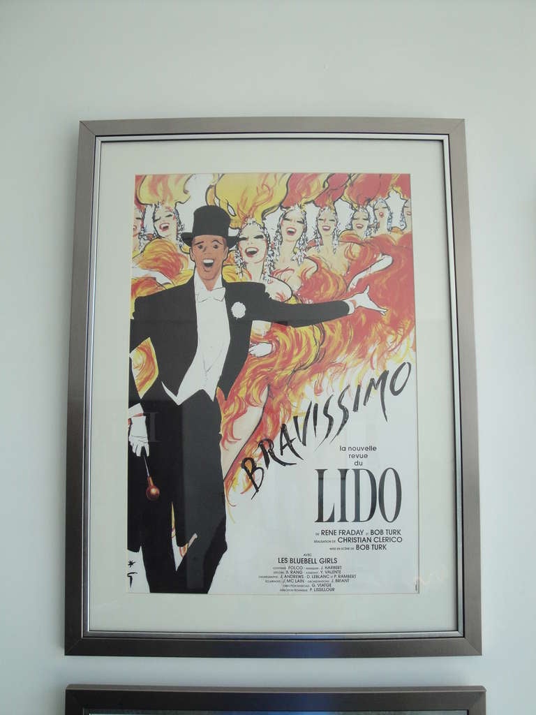 Vintage LIDO Posters In Excellent Condition For Sale In North Hollywood, CA
