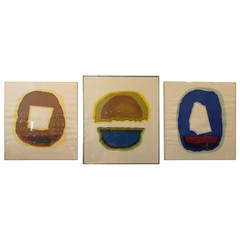 Set of Three Abstract Lithographs by Hirss 6