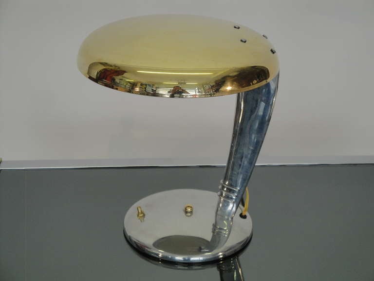 American Cobra Art Deco Desk Lamp For Sale