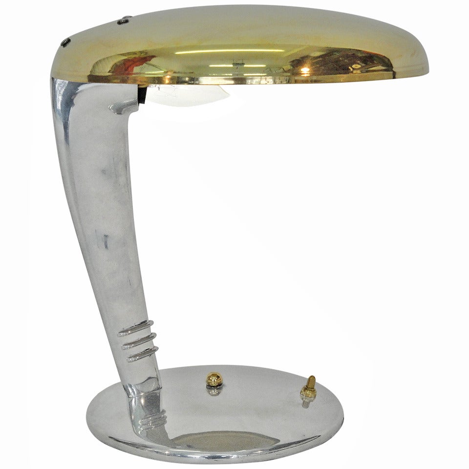 Cobra Art Deco Desk Lamp For Sale