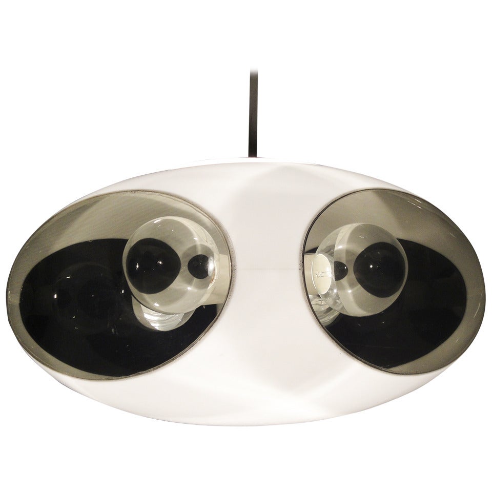 Futuristic Pop Art 1970s Space Age Chandelier by Morrison Lighting