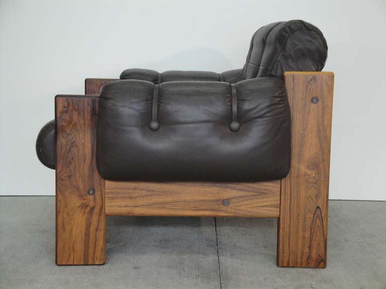 Mid-Century Modern Mid Century Modern Palisander Rosewood Lounge Chair