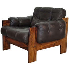 Mid Century Modern Palisander Rosewood Lounge Chair