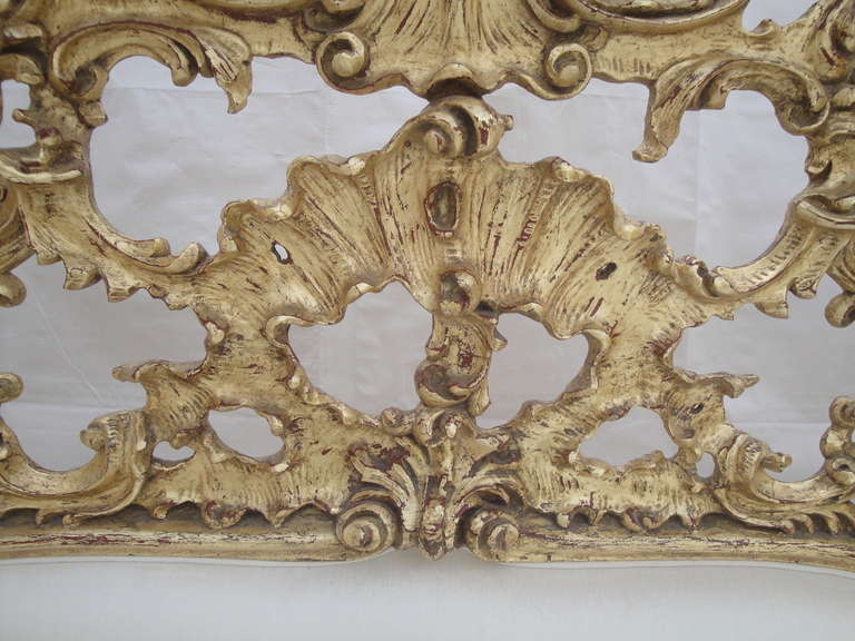 Rococo Style Gold Leafed Queen Bed 2