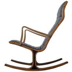 Heron Rocking Chair by Mitsumasa Sugasawa for Tendo Mokko Japan