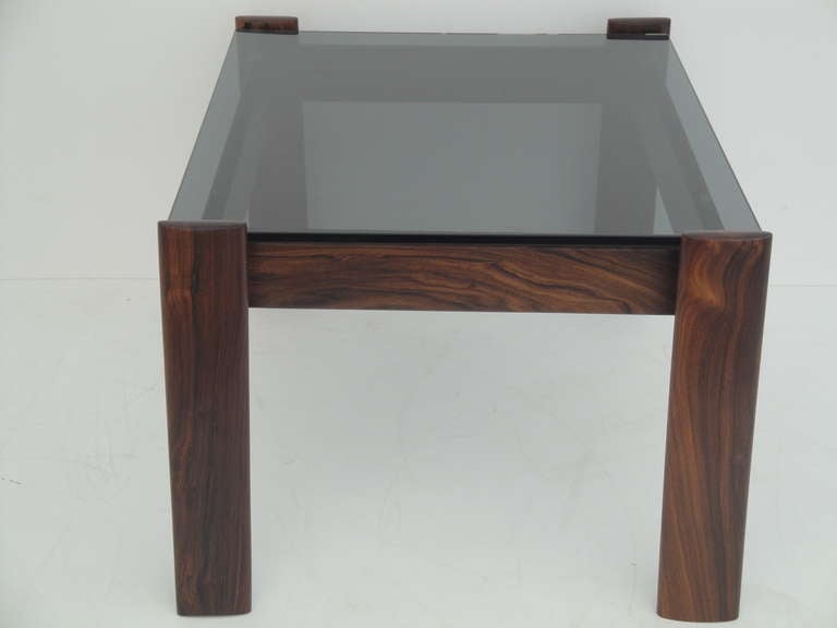 Mid-20th Century Set of Three Percival Lafer Brazilian Rosewood End or Side Table For Sale