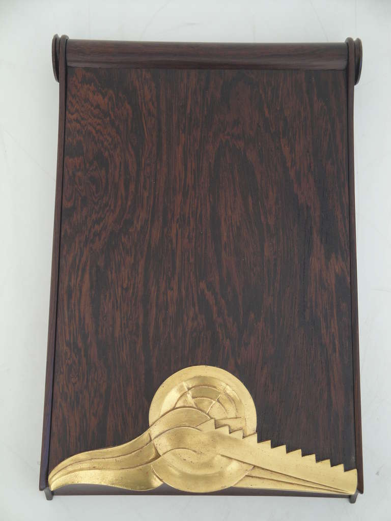 Emile-Jacques Ruhlmann art deco rosewood box
