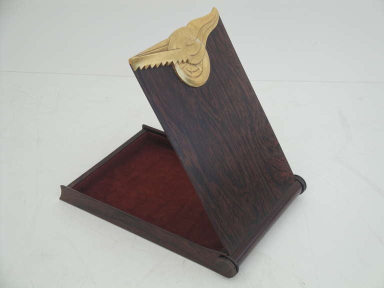 Emile-Jacques Ruhlmann Art Deco Rosewood Box 1