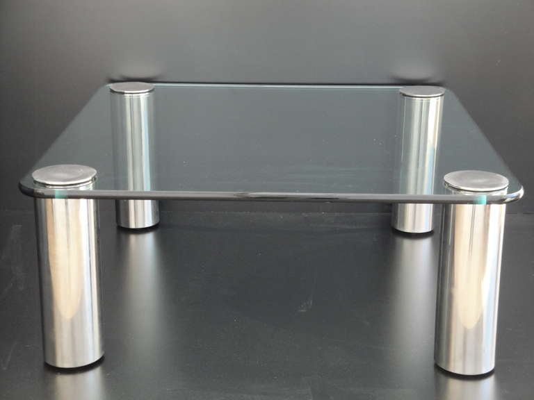 Mid century Pace Collection modernist coffee table with 5