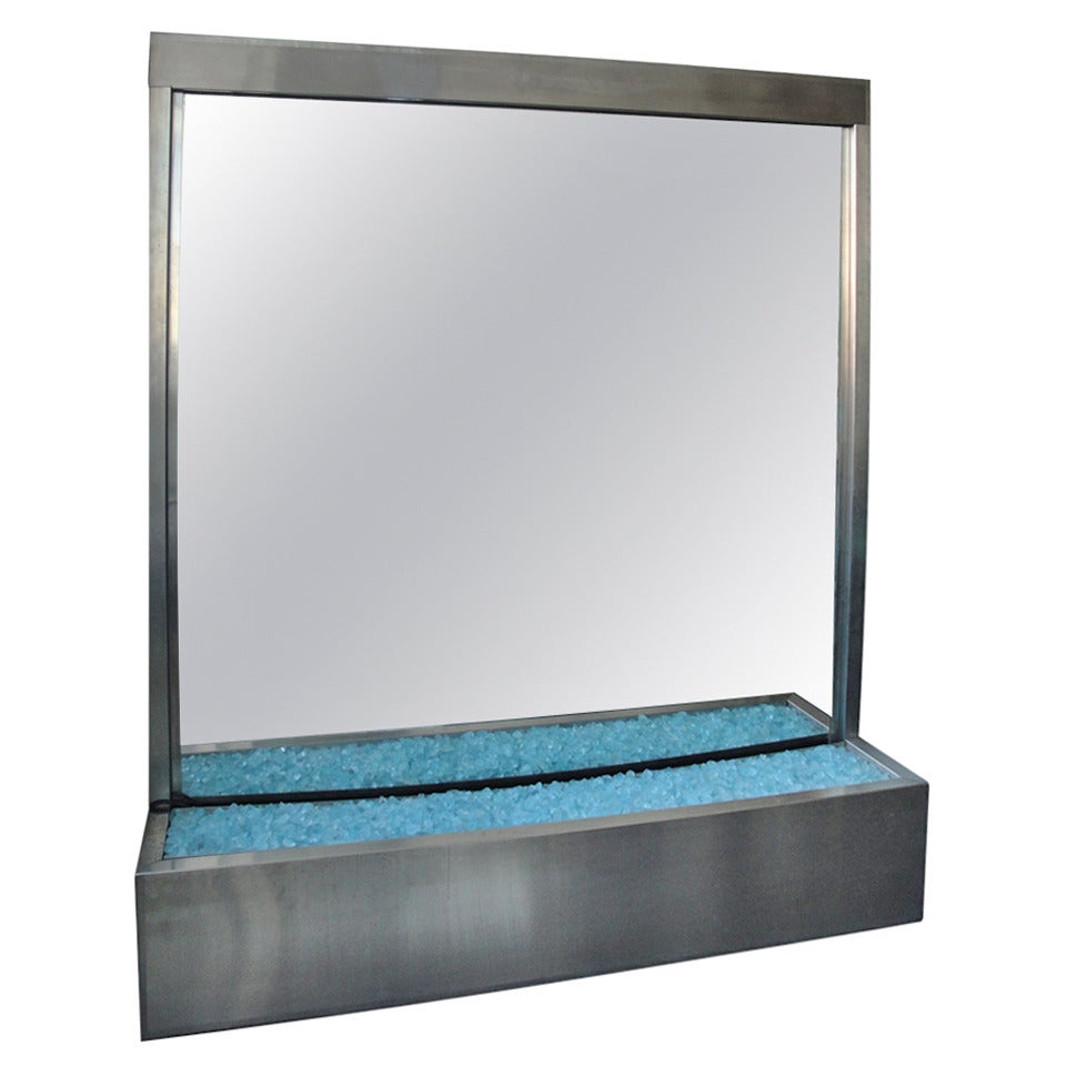Stainless Steel Mirrored Indoor or Outdoor Water Fountain