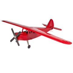 Large-Scale Red Airplane