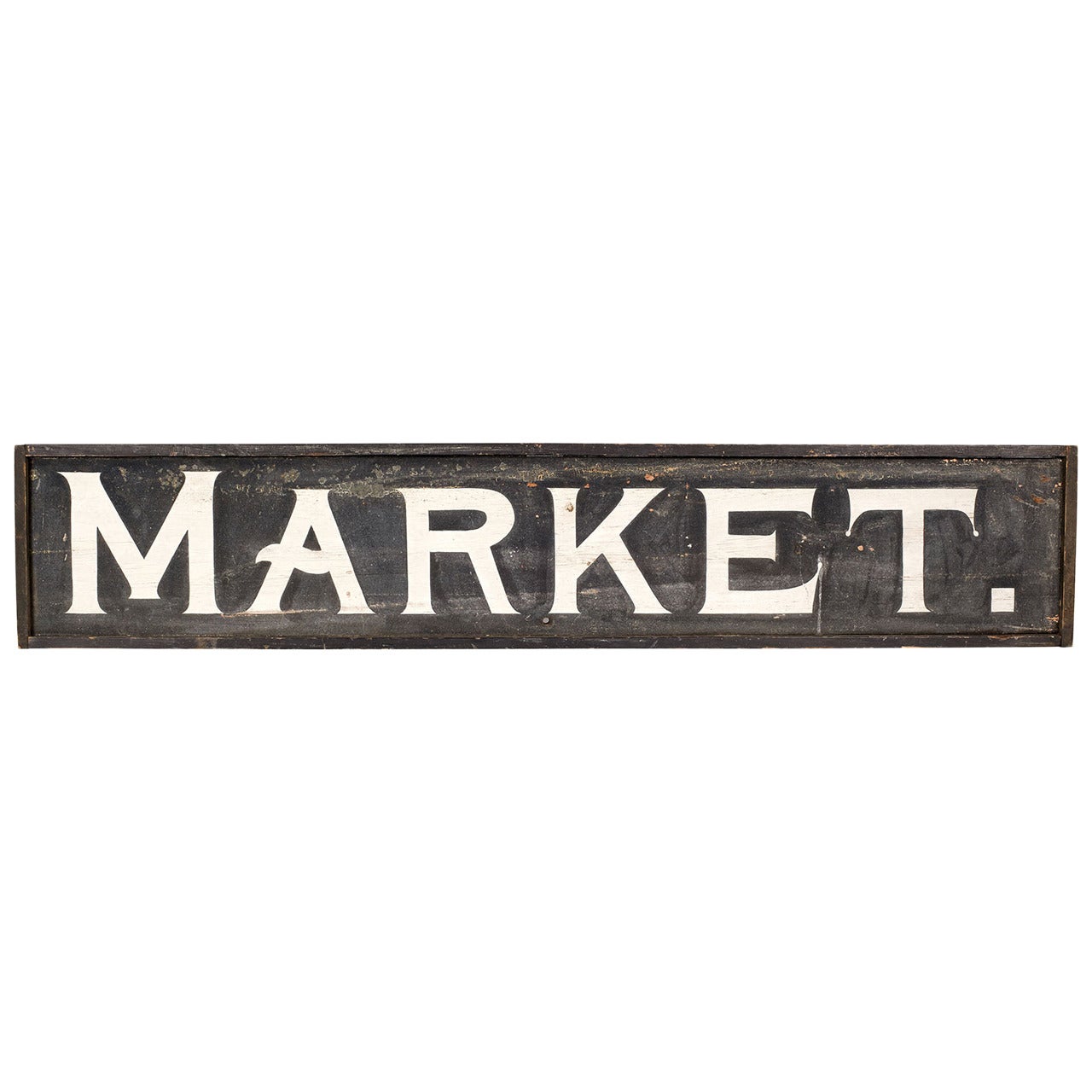 Large Scale Vintage "Market" Sign