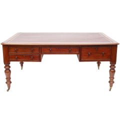 1820s English Regency Partner's Desk