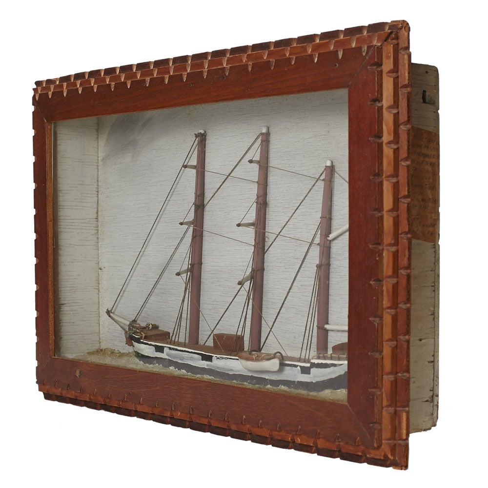 American Charles Norgan Ship Box Diorama