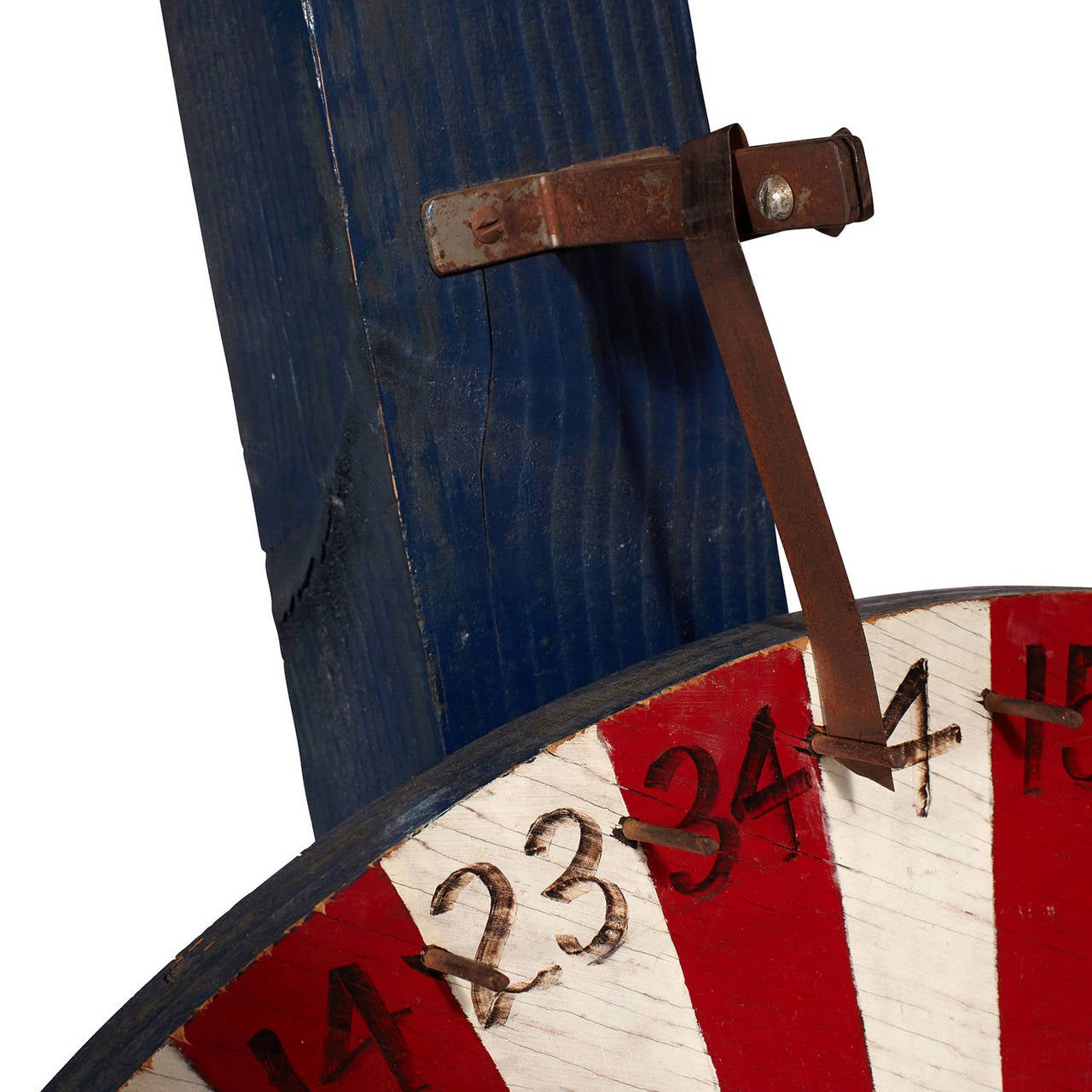 Wood Vintage Striped Game Wheel