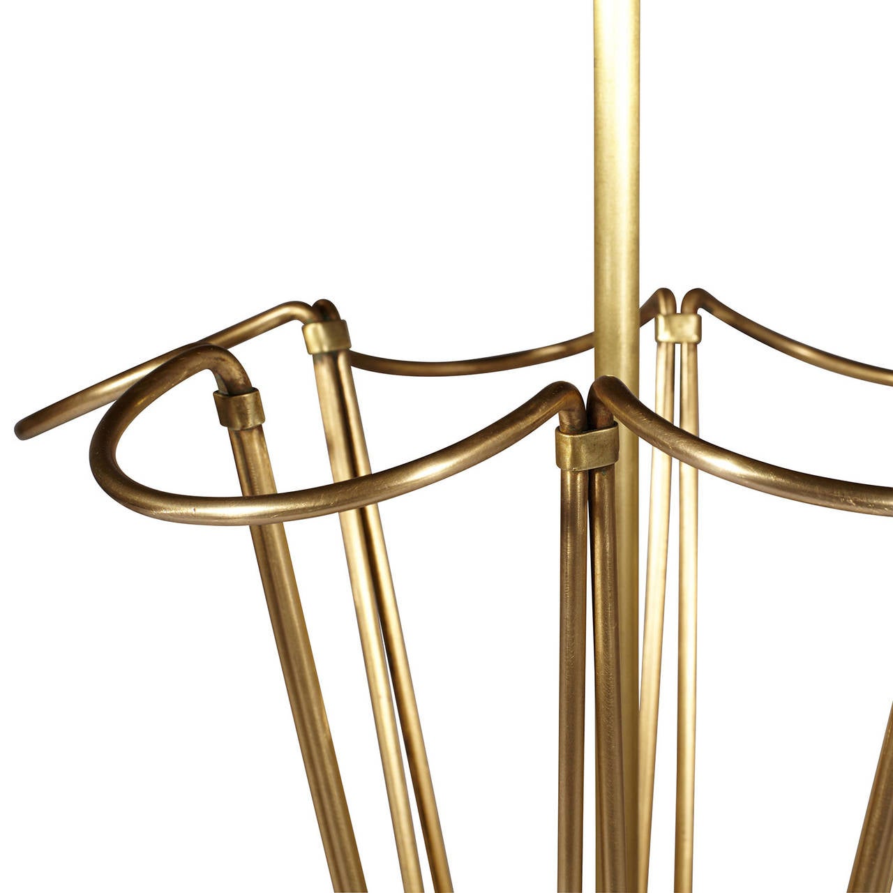 Vintage Umbrella Stand in Brass In Excellent Condition In New York City, NY