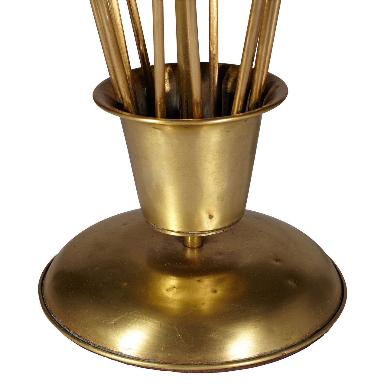 20th Century Vintage Umbrella Stand in Brass