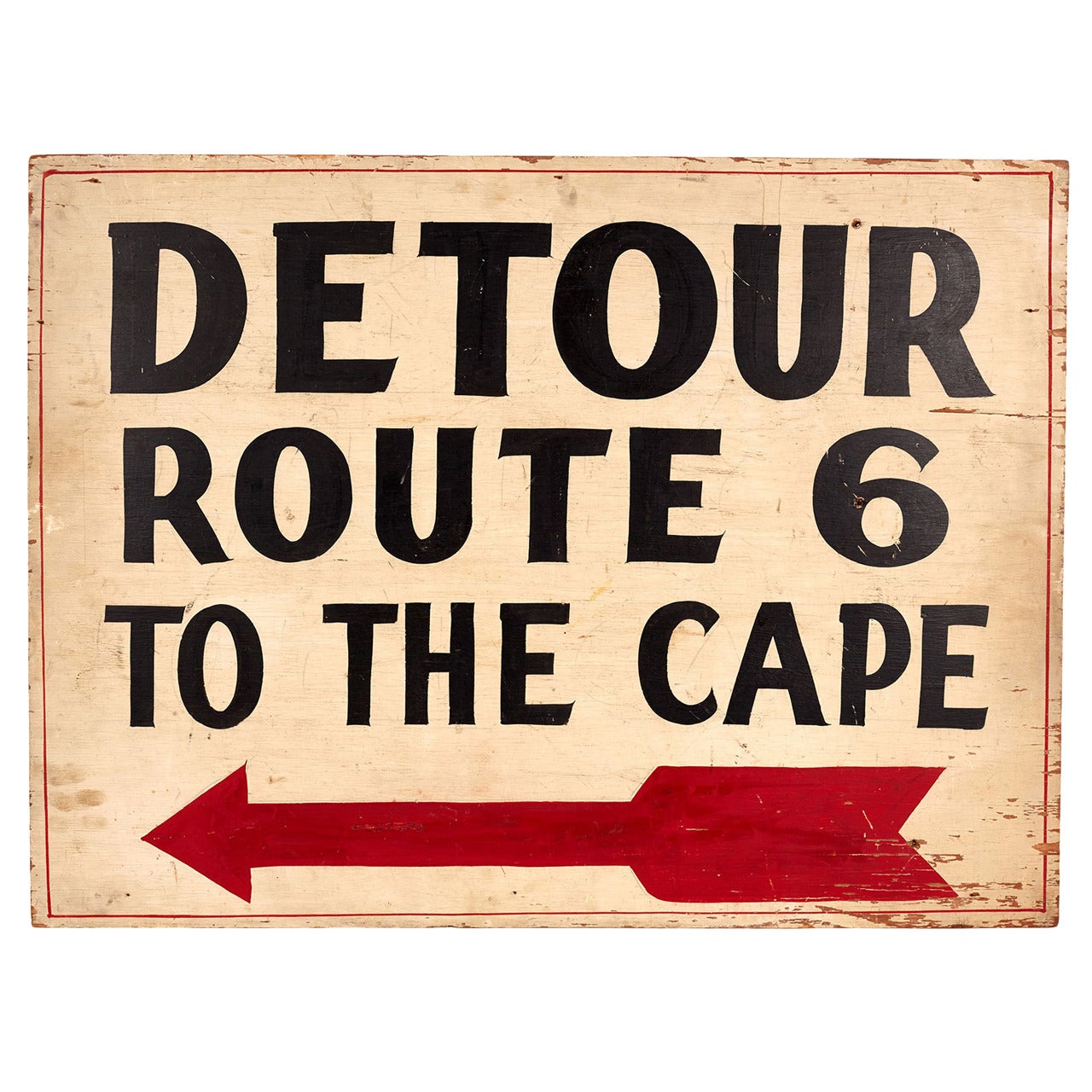 Large 1950s Cape Cod Sign