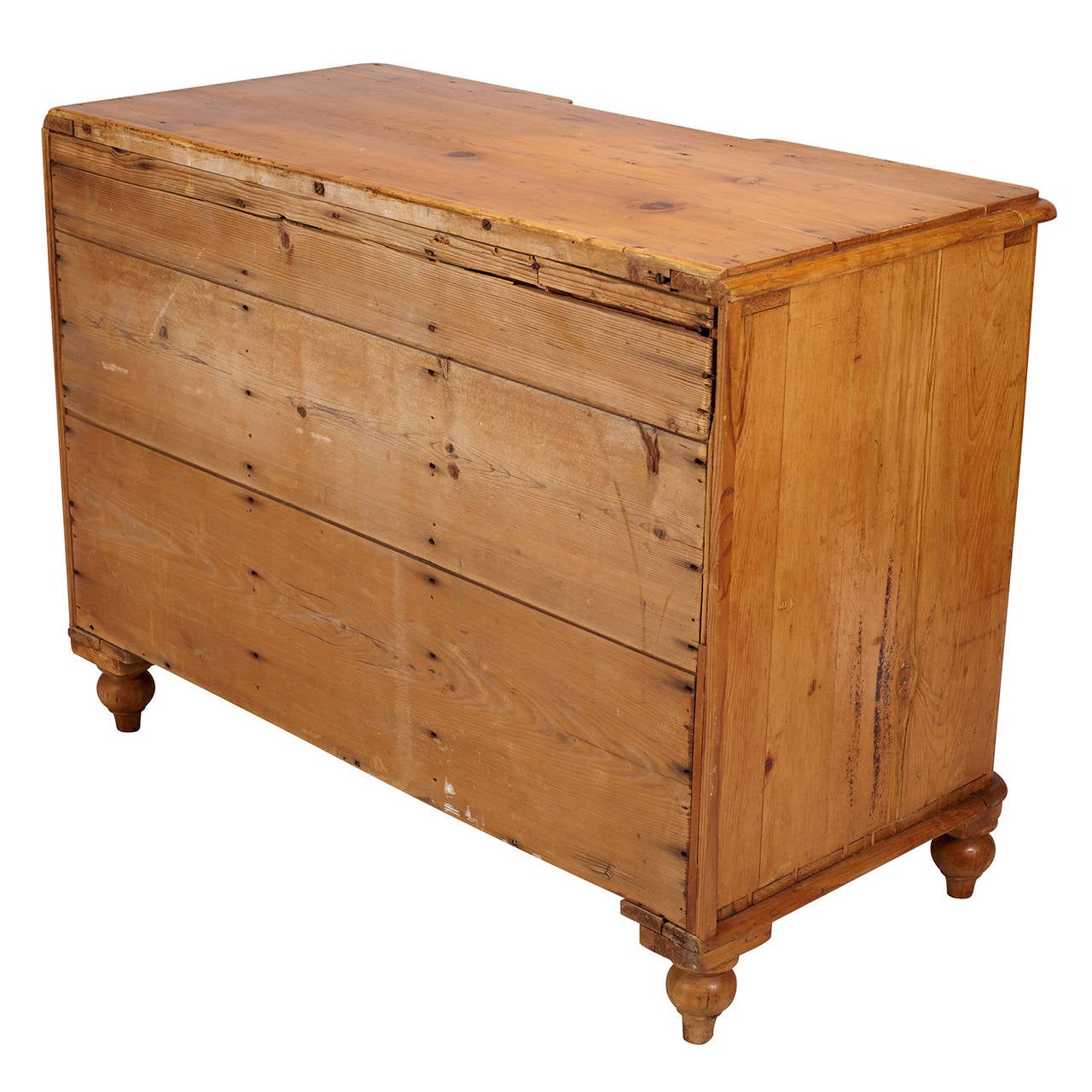 19th-Century English Pine Desk In Good Condition In New York City, NY